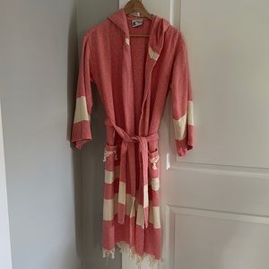 Turkish Towel robe, adult size Small
